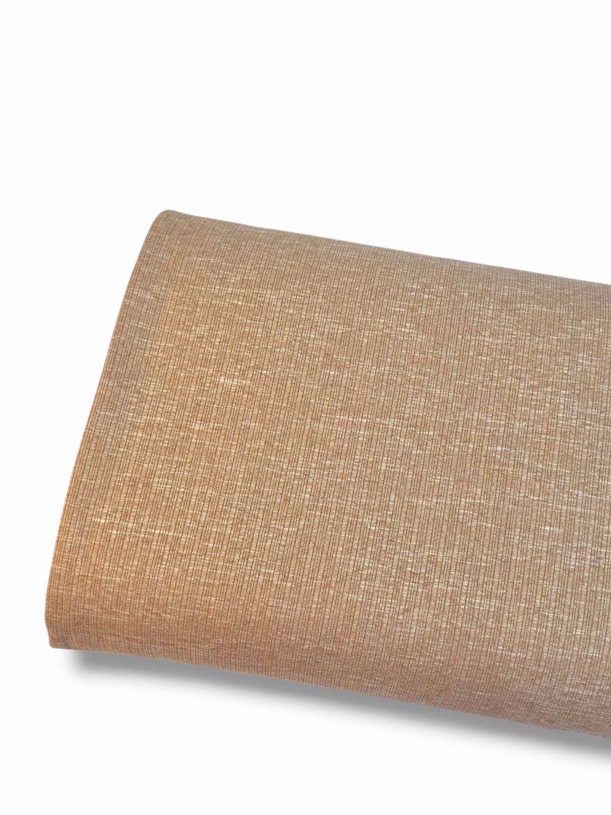 Ribbed Melange Knit Autumn Brown