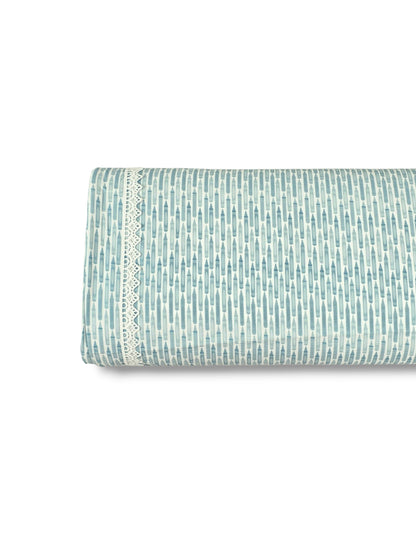 * Unique Design * Crinkled Crepe Crayon Play Aqua