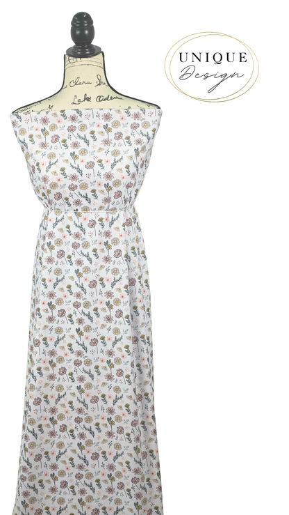 * Unique Design * Swiss Dot Knit Springtime Whisper