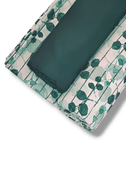 Satin Back Crepe Forest