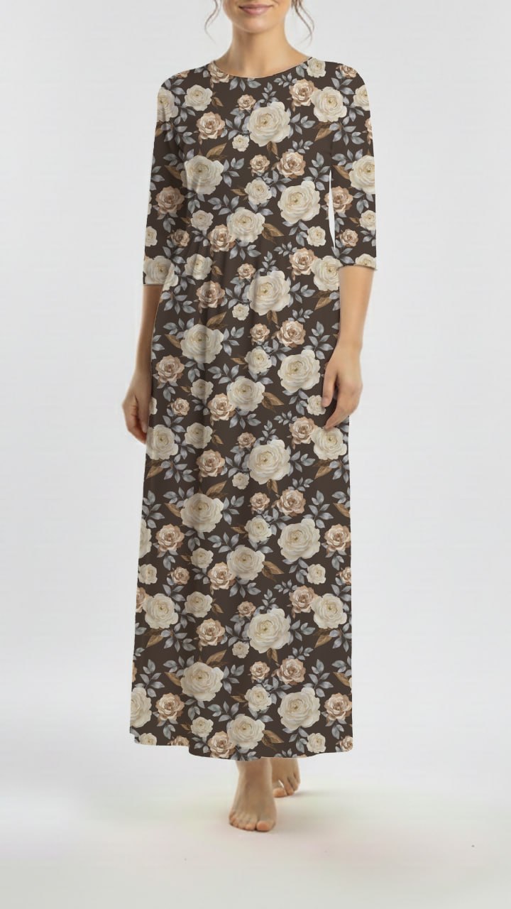 *Unique Design* Willow Ribbed Knit Neutral Elegance Mocha