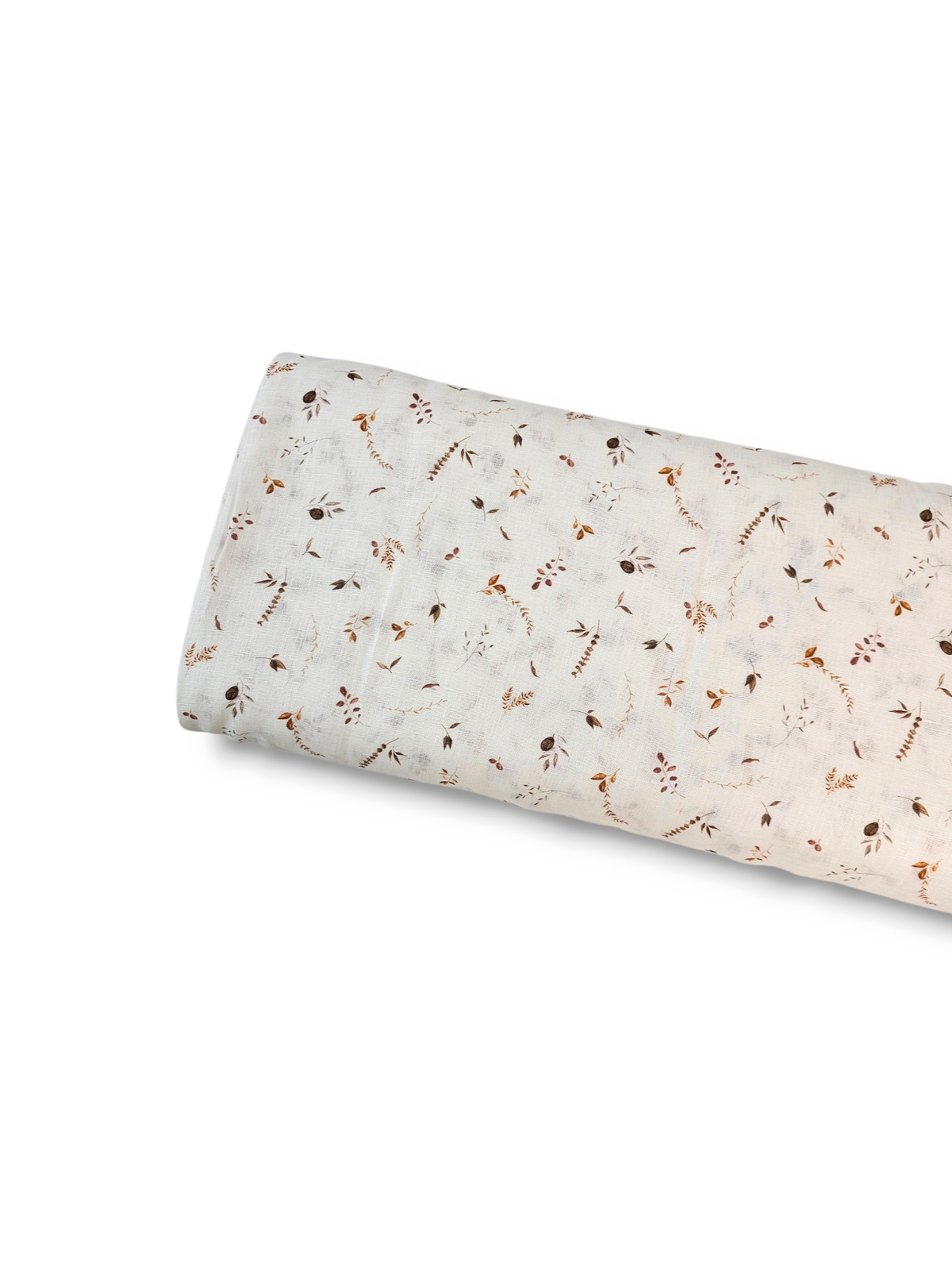 *Unique Design* Linen Bronze Waterleaf White