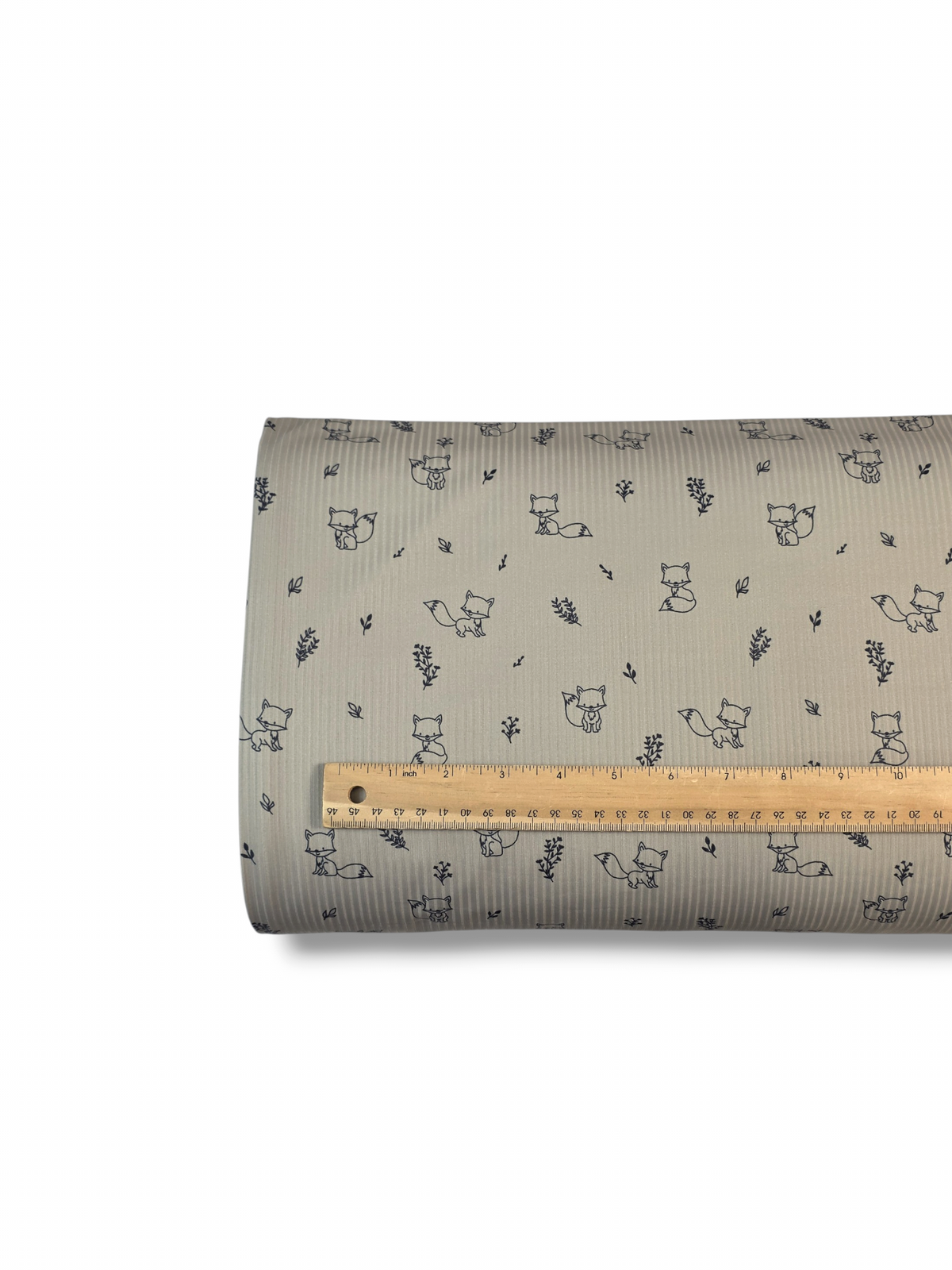 *Unique Design* Willow Ribbed Knit Minimal Fox Olive