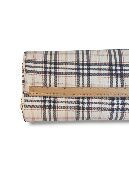 *Unique Design* Willow Ribbed Knit Rustic Plaid