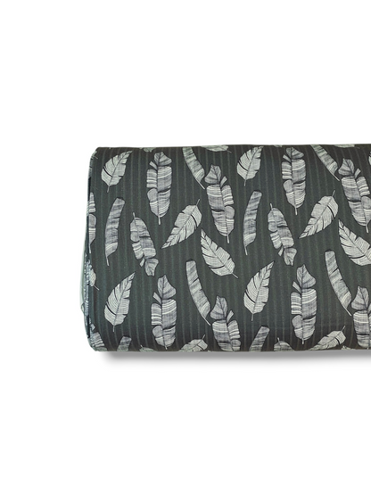 * Unique Design * Ribbed Knit Cotton Feel Modern Oasis Moss Green
