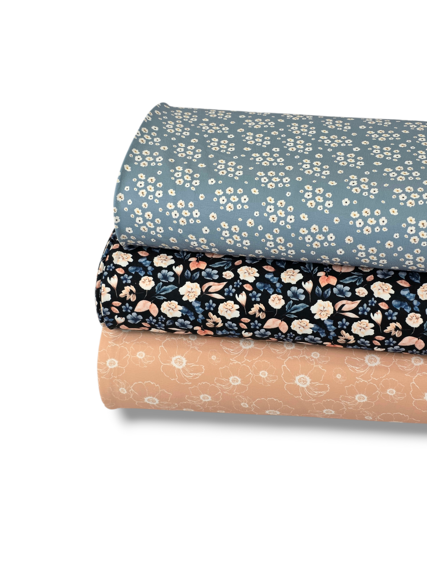 * Unique Design * Cloud Poly Ivory Petal Dusty Blue