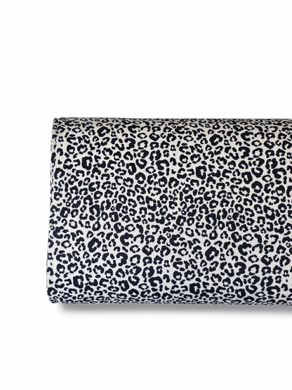 * Unique Design * Pointelle Leopard Neutral Gray