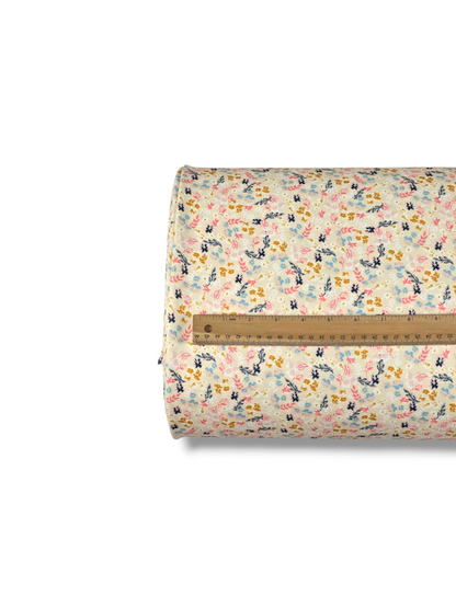 *Unique Design* Liverpool Painted Wildflowers Cream