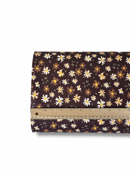 *Unique Design* Cloud Poly Neutral Daisy Patch Brown