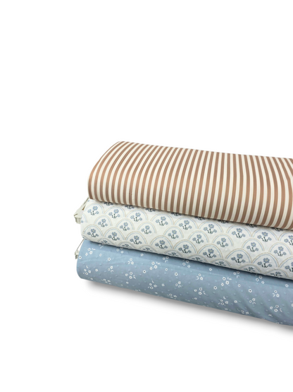 *Unique Design* Swiss Dot Knit Dainty Charm Sky Blue