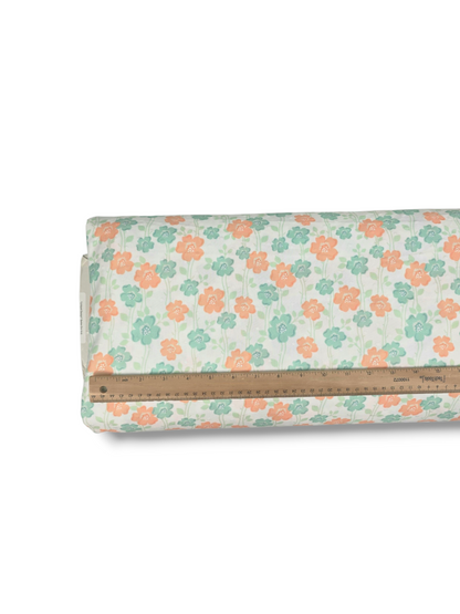 *Unique Design* Swiss Dot Knit Playful Blooms MInt