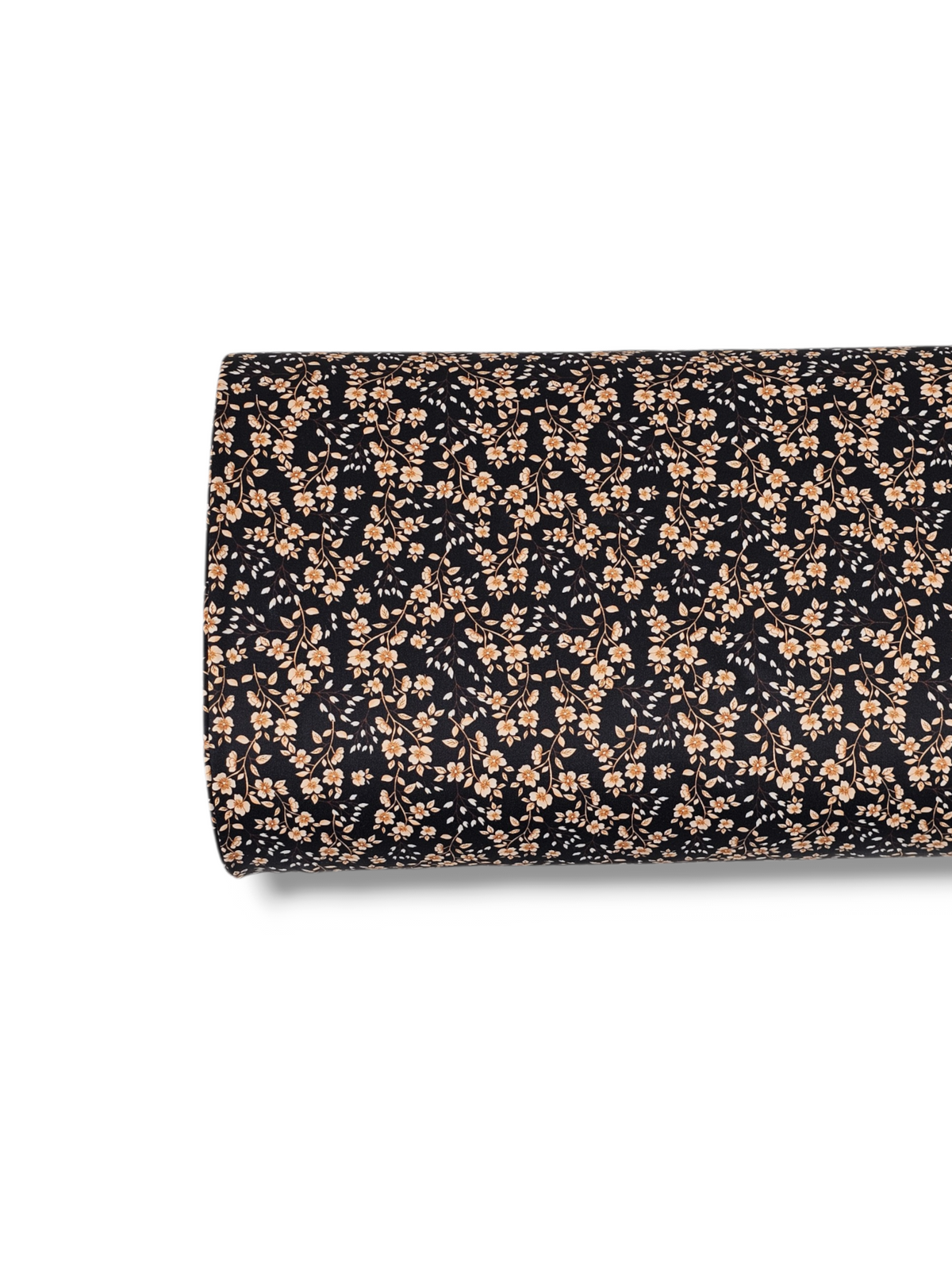 *Unique Design* Tricot Knit Mini Vining Floral Black