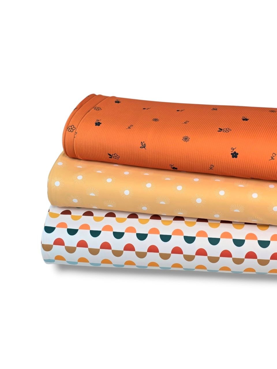*Unique Design* Tricot Knit Retro Dots