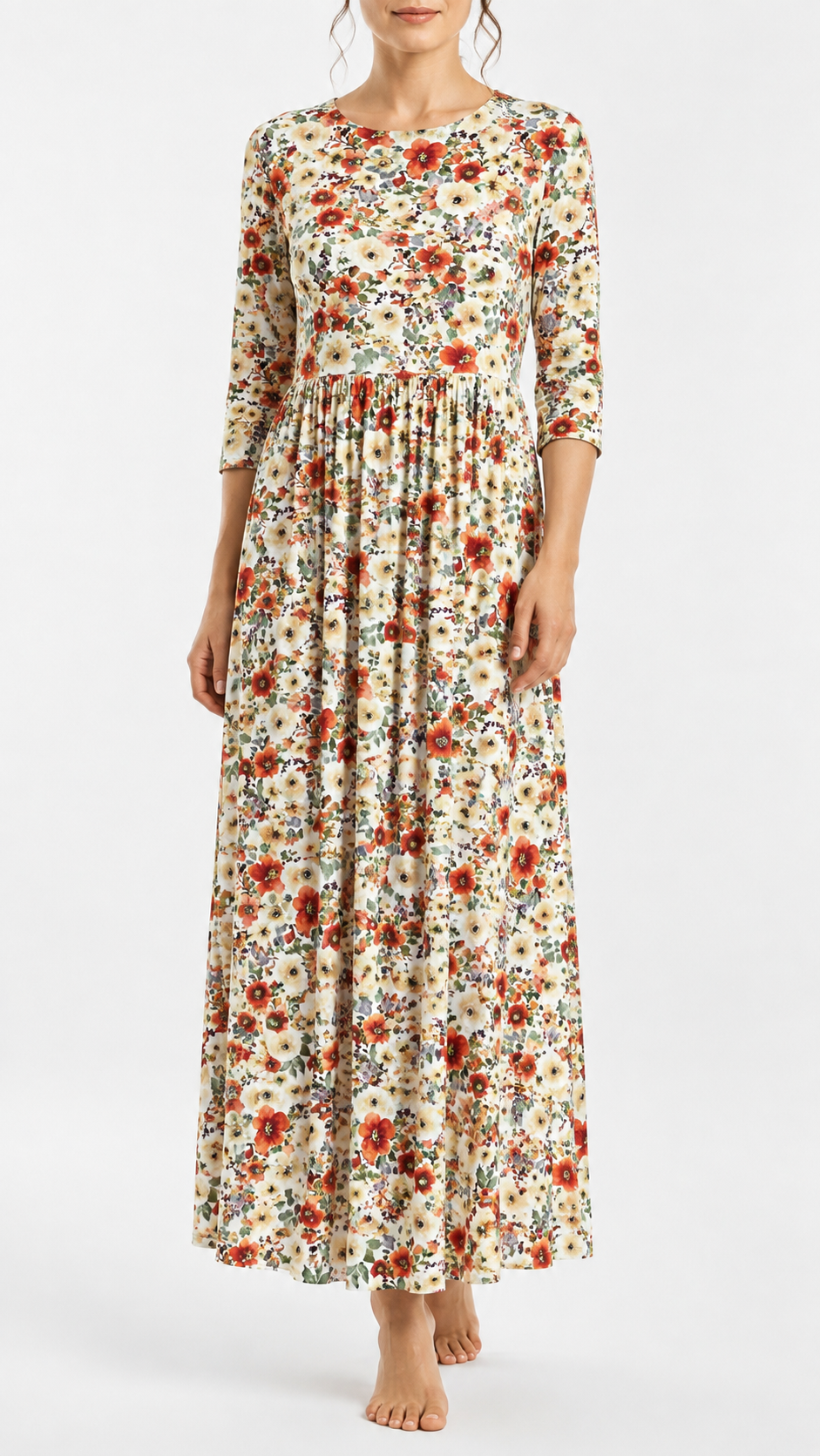 * Unique Design * Willow Ribbed Knit Secret Garden White