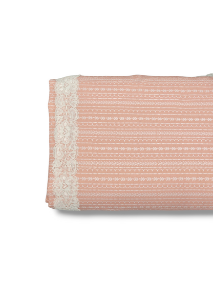 * Unique Design * Poly Breeze Botanical Stitch Blush